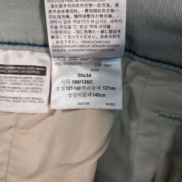 LEVI'S XX Chino Standard Taper Stretch Jeans Chino Mens Size 50X34 394470007 NWT - Picture 12 of 12